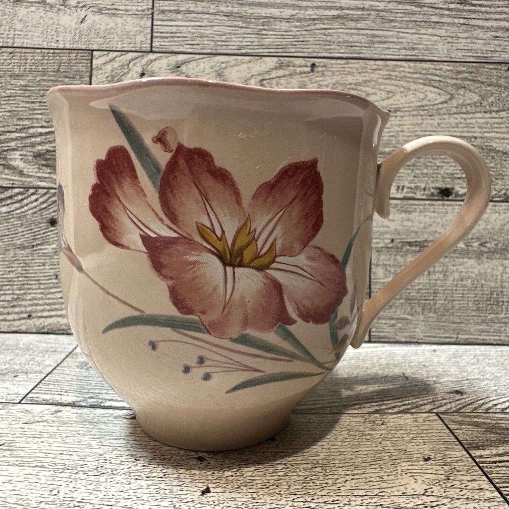 MIKASA Rondo EJ 202 Erica Floral Coffee Tea Cup 3x3" Japan‎ Vintage Replacement